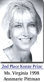 Second Prize 1998 Konze Prize Winner, Annmarie Pittman, Ms. Virginia 1998