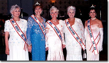 Ms. Senior America 1999, Joyce Reilly Clautice and Her Court